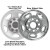 2003-2024 Chevy Express Van Wheel Covers Wheel Skins 16" Chrome Hubcap Wheel Must Look Like This