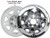 Chevrolet Silverado Wheel Skin Chrome Wheel Cover Fits 2014 2015 2016 2017 2018 Silverado, Your Wheel Must Look Like the Wheel in Photo 
