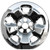 2014 2015 2016 2017 2018 2019 Jeep Cherokee Wheel Skins Chrome Wheel Cover for Your 5 lug 5 spoke 17 inch Styled Steel Wheels