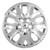 2013 2014 Ford Fusion hubcap with a chrome finish. Direct replacement Fusion wheel cover.