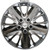 Back-Side View 2014 2015 2016 2017 2018 2019 Chevy Impala Wheel Cover Chrome finish 18" Screw-on  wheel cover.