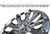 Comes Fully Assembled. All metal retention ring and metal clips, so this hubcap will really stay on your Sentra.