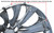 Backside view shows this Corolla hubcap has an all metal retention system, so it really grips the wheel and will stay on.