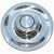 New Vintage Chevrolet 67'-Style Disc Brake Rally Wheel Center Caps Kit Stainless Steel Back Plate and Chromed Cast Iron Center