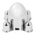 4 Lug 4.5 inch Bolt Pattern Chrome Spider Caps