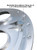 Backside View 12 inch Wheelcover Bead Lock Style Close-up View of 1 of 4 Metal Retention Clips