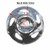 Backside View Shows All 6 Metal Clips That Securely Clamp the Sequoia Wheel Skin Cover to Your Wheel
