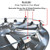 Backside View 12' - 13' Passat Hubcaps Shows the All Metal Retention Ring & Clips. Holds Tightly to Your Wheel.