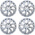 2017 2018 2019 Toyota Corolla Hubcap Silver Finish Replacement Wheel Cover Set of 4