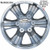 Backside View 2019 2020 2021 2022 2023 Ford Ranger Hubcaps Silver Finish Ranger Truck Wheel Covers 16 inch Shows All Metal Retention Ring