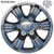 Backside View 2019 2020 2021 2022 2023 Ford Ranger Hub Cap Black Finish Ranger Truck Wheel Covers 16 inch All Metal Retaining Ring