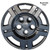 Backside View of Black Dodge Ram ProMaster Wheelcover 16 inch ProMaster Hubcaps