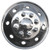 16 inch Universal Fit Motorhome Hubcaps Polished Stainless Steel RV Wheel Covers Set of 4