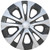 2019 2020 2021 Prius Wheel Covers Silver and Charcoal Pattern Finish 15 inch Imposter Toyota Prius Hubcap