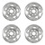 Set of 4, 2002 - 2003 Chevy Avalanche Truck Wheel Skin Covers Wheel Skins 16" Chrome Finish