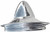  Side View Vintage Center Cap for smoothie Wheels Tall Bullet Cap, Solid Steel with Chrome Finish