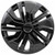 Custom Aftermarket 14 inch Hubcap Black Finish Multi-Spoke Wheel Cover fits 14" factory Steel Wheel (R14 tire)
