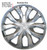 Backside: 2014-2020 Rogue Wheel Cover Showing 360 degree Metal Retaining Ring that Firmly Grips the Hub Cap to Your Wheel !