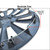 Backside View Close-up 12' 13' 14' VW Passat Hub Cap 16 inch Imposter Passat Hub Cap Shows Metal 360 degree Retaining Ring