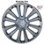 Backside View 2012 2013 2014 2015 VW Passat Hub Cap 16 inch Replica Passat Wheel Cover Shows Metal 360 degree Retaining Ring