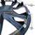 Backside View Shows Beautiful Black Finish Cross All Metal 360 degree Retaining Ring and All Metal Retention Clips Clamp onto Your Wheel