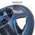 Backside Angled View Black 2005-2019 Tacoma Wheel Skins Shows Special Clips Clamp to Your Wheel