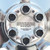 07' 08' 09' 10' 11' 12' 13' 14' Chevy Tahoe Close-up Rear View Shows Special ABS Lug Nuts That Screw On to the Wheel Lug Nut Ends Grips Wheel