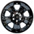 Black 2015 2016 2017 2018 2019 Chevrolet Silverado wheel skin cover Silverado hubcap. Aftermarket make-over wheel skin for the Silverado 18 inch (R18 tire) Chevy Silverado factory alloy wheel.