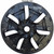 Backside View 2020 2021 2022 2023 2024 2025 Tesla Model Y wheel cover direct replacement Model Y hub caps black finish 7 spoke cap wheel trim