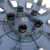 Backside Close-up View 2006 2007 2008 2009 2010 2011 Mercury Grand Marquis hubcap, 06' 07' 08' 09' 10' 11' Mercury Grand Marquis Wheel Cover Fully Assembled Wheel Cover.