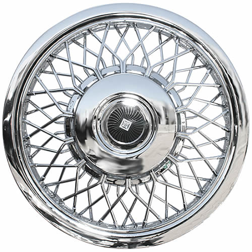 Chrome shop hubcap covers