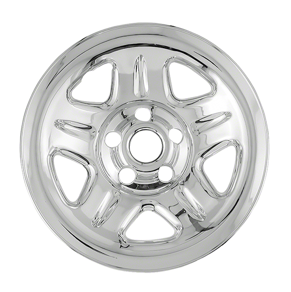 97' 98' 99' 00' 01' 02' 03' 04' 05' 06' Jeep Wrangler Wheel Skins Chrome Wrangler  Wheel Covers - Hubcap Mike