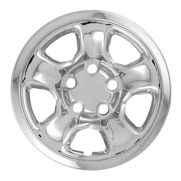 Set Of 4 Glossy Black 17-inch Wheel Skins For 2024-2025 Toyota Tacoma – Push-On Hubcap Wheel Covers