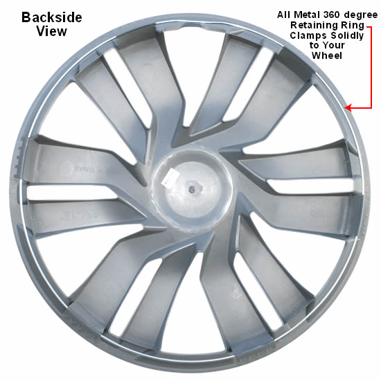 New 2015 2016 2017 Honda Fit Hubcaps Silver 15 inch Replica Fit Wheel Covers