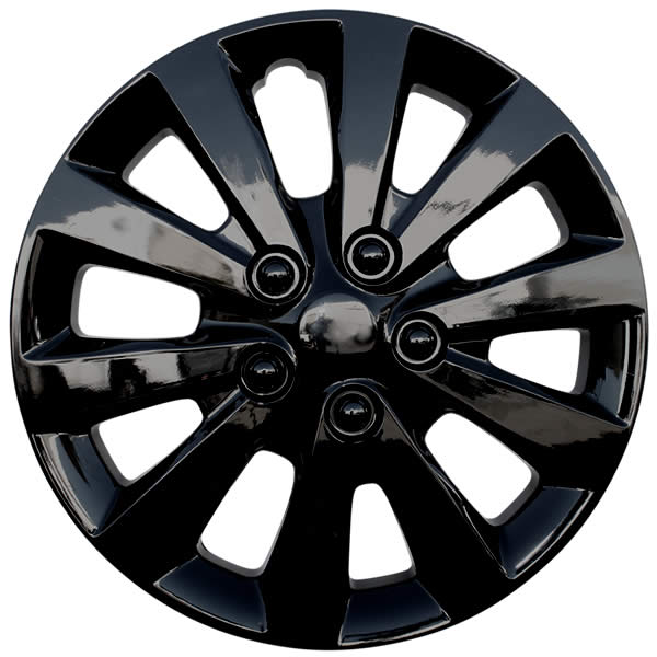 Black Finish 2013-2019 Nissan Sentra Hubcap Imposter 16 in Sentra Wheelcover