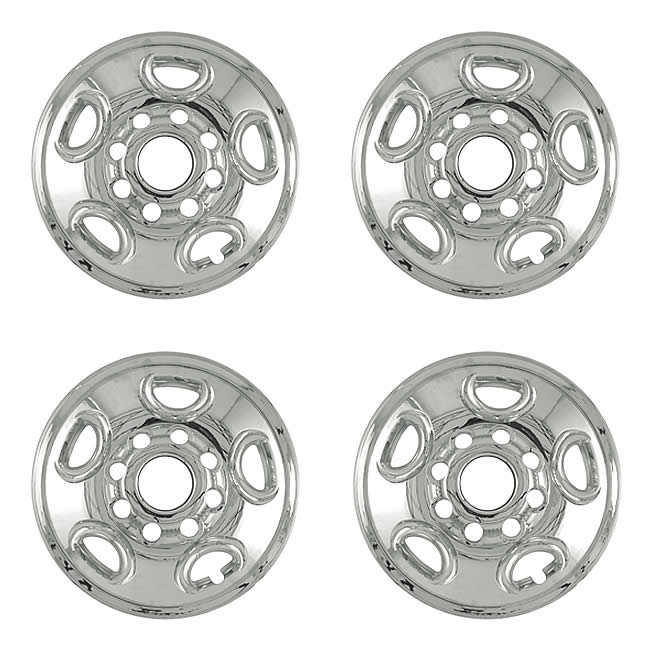 1999 2014 GMC Sierra Wheel Cover Skins Set of 4 Chrome Truck