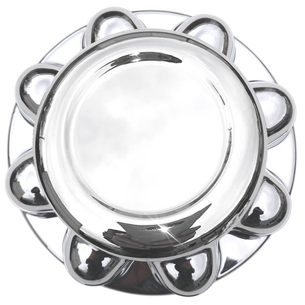 QuickTrim Trailer Hub Cover Fits 8 on 61/2 Wheel 7/8" Lug Nut ONLY