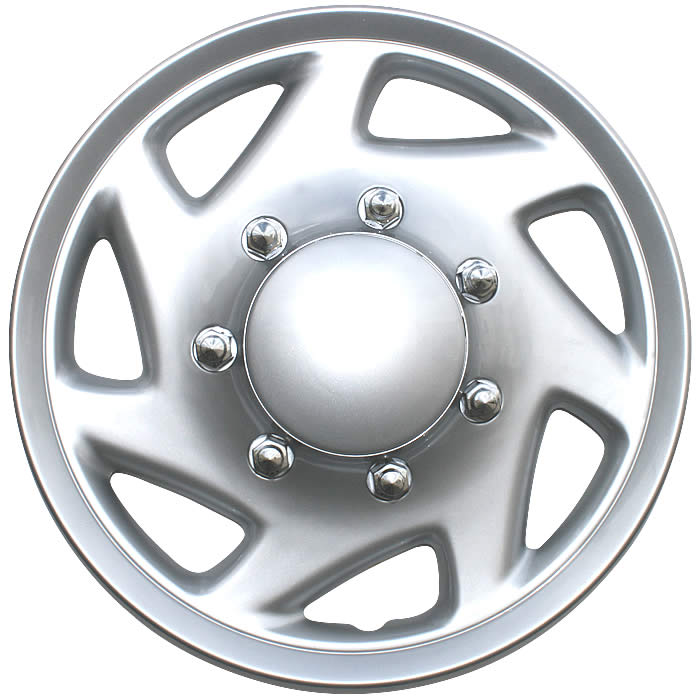 1997-2024 Ford Econoline Van Hubcaps Silver Finish Ford Van Replacement Great Value Wheel Cover