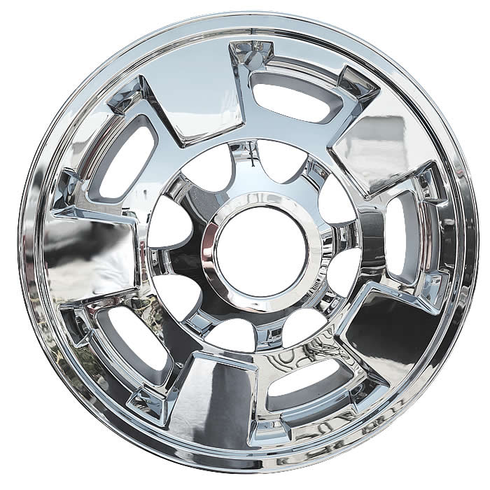 Fits 2011 2012 2013 2014 2015 2016 2017 2018 2019 Chevy Silverado 2500 or 3500 SRW with the Shown Alloy Wheel. Makes Your Old Alloy Wheel Look Like New Chrome Wheels Fits 2011 2012 2013 2014 2015 2016 2017 2018 2019 Chevy Silverado 2500 or 3500 SRW with the Shown Alloy Wheel. Makes Your Old Alloy Wheel Look Like New Chrome Wheels