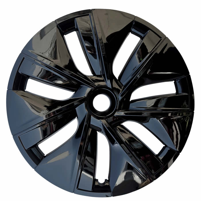 2017 2018 2019 2020 2021 Tesla Model 3 hubcap direct replacement Model 3 wheel cover black finish 7 spoke cap wheel trim