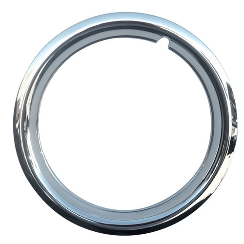 Smooth 18 inch Trim Rings Chrome Finish ABS Beauty Rings