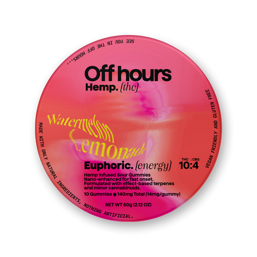 Off hours Euphoric energy sativa 10 mg edibles from Lone Acorn