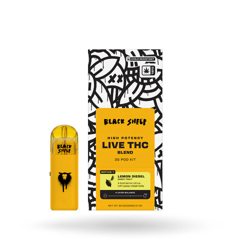 Black Sheep Lemon Diesel Pod Kit at Lone Acorn in Raleigh