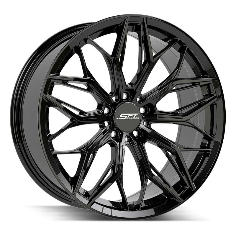 Shift Hf38 Splitter 20x9 5x100 Gloss Black 30mm Wheels