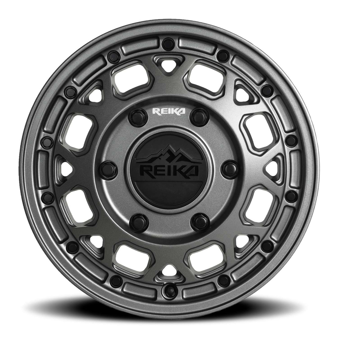 62340 Wheel Rim Reika R45 - Marauder 16x8 6x180 Gunmetal Grey 72mm Wheels