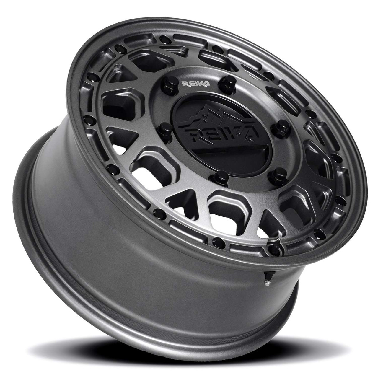 Rika R45 Reika R45 - Marauder 17x8 6x205 Gunmetal Grey 89mm Wheels