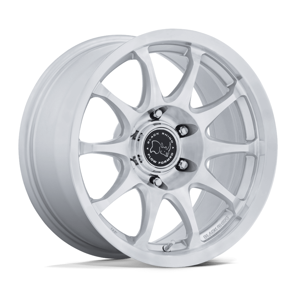 Black Rhino Br038 Ronin 17x8.5 6x135 Silver Machine 25 Wheels