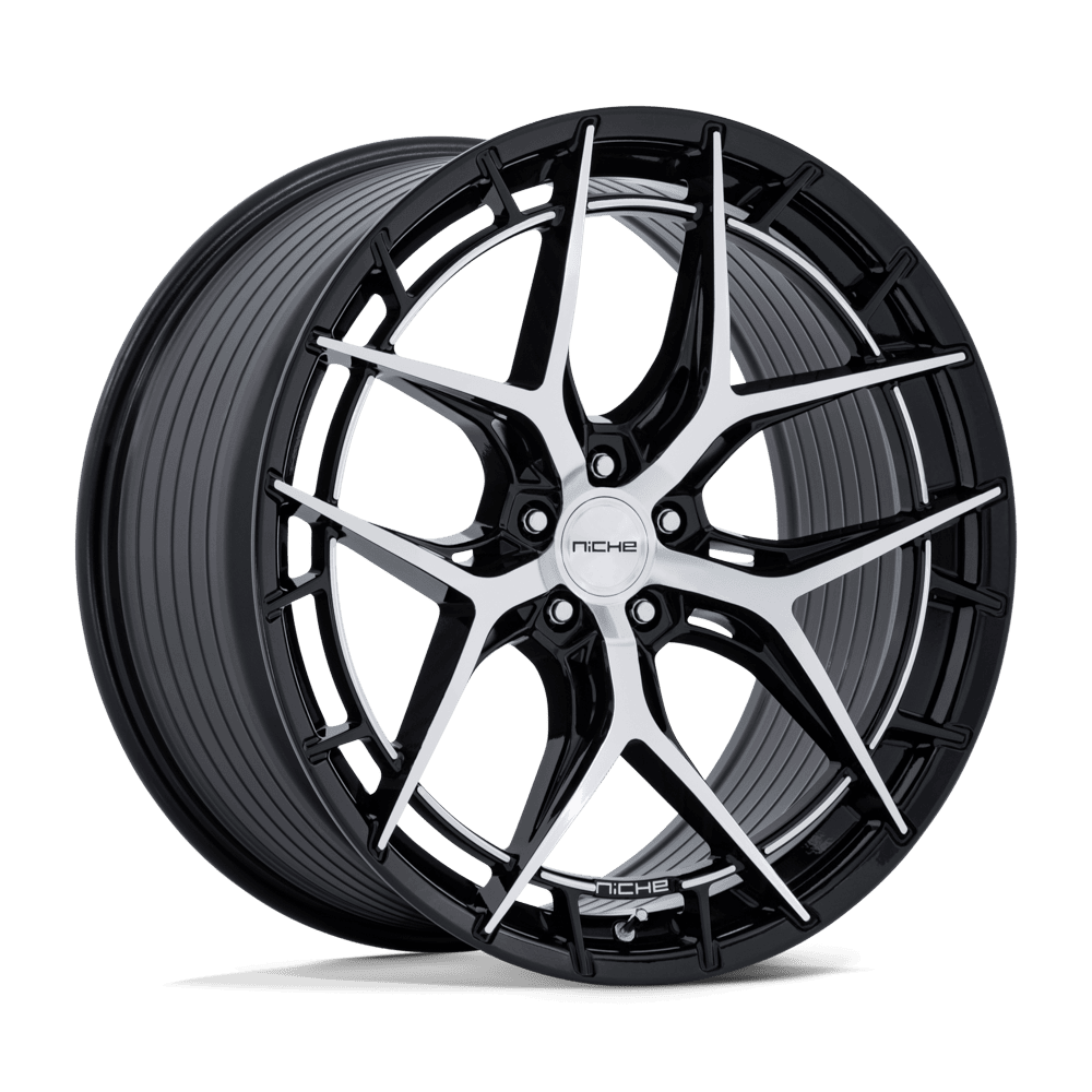 Niche Nc286 Riviera 20x10.5 5x120 Black Machined 38mm Wheels