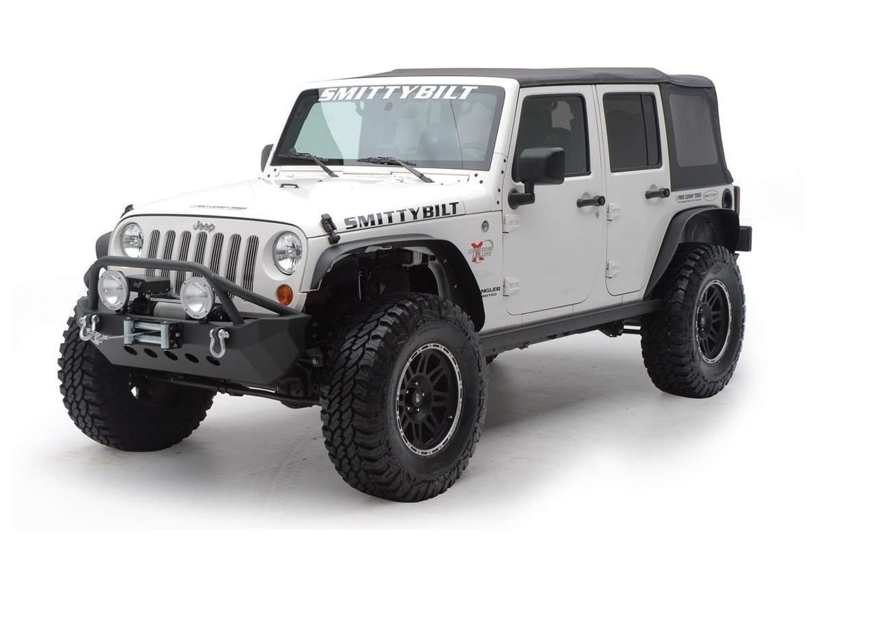 Smittybilt | 76806 | XRC Front Bumper Black | Jeep Wrangler