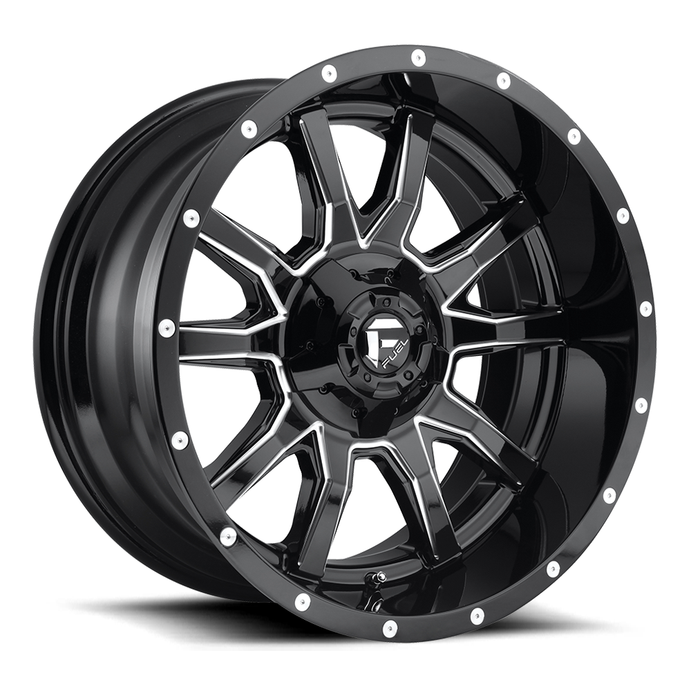 Fuel D627 Vandal 20x9 6x135 6x139.7 Gloss Black 1mm Wheels
